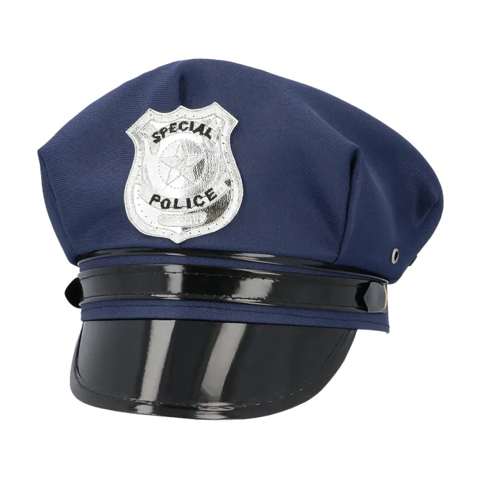 Poliisin hattu aikuisille, säädettävä koko
