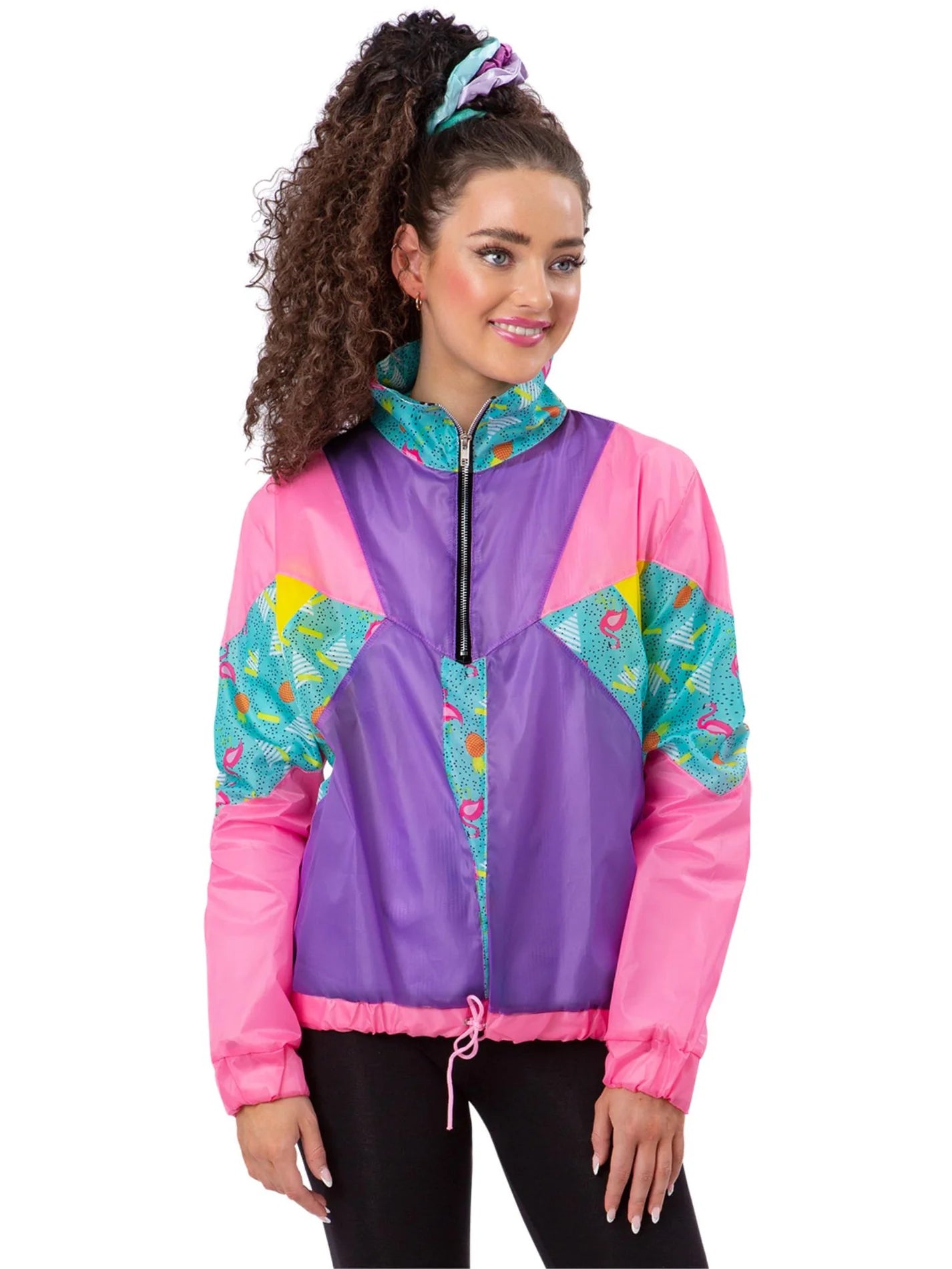 80-luvun anorakki Cotton Candy