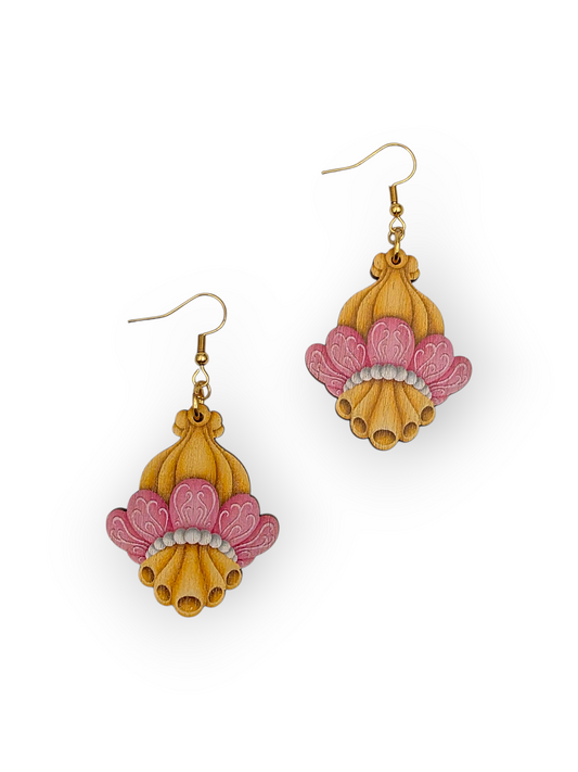 SOLA VISUALS korvakorut Runo, keltainen