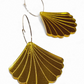 Ruffle Army korvakorut Big Seashell, yellow sunshine