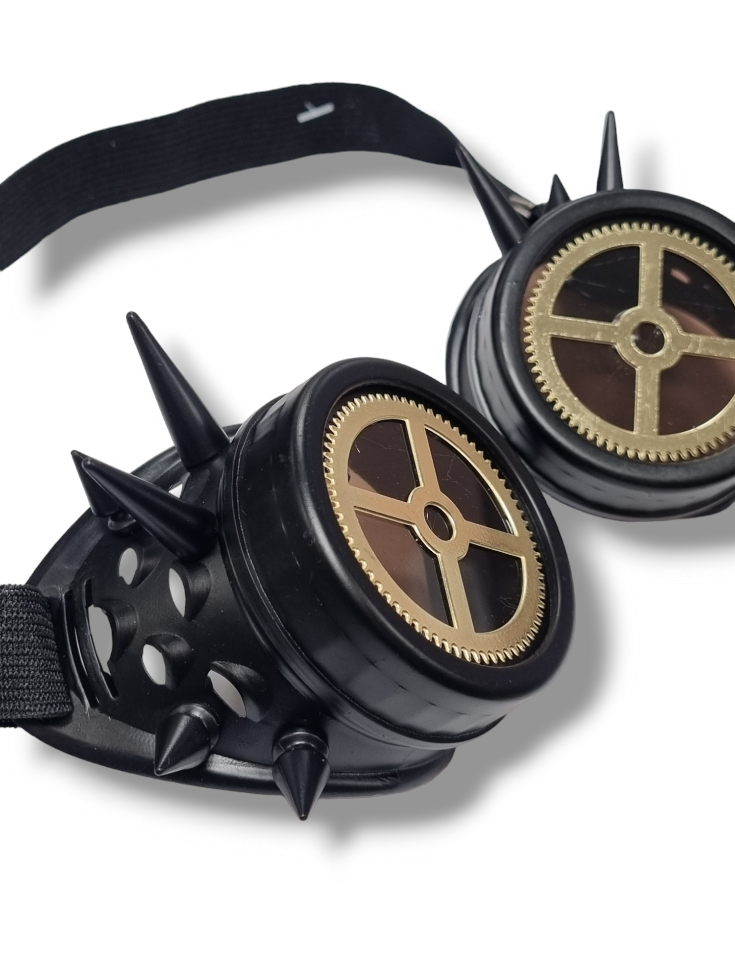 Steampunk Gogglesit, matte black & gold