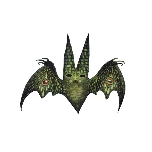 Siirtokuvatatuointi Moth Bat (2 arkkia)