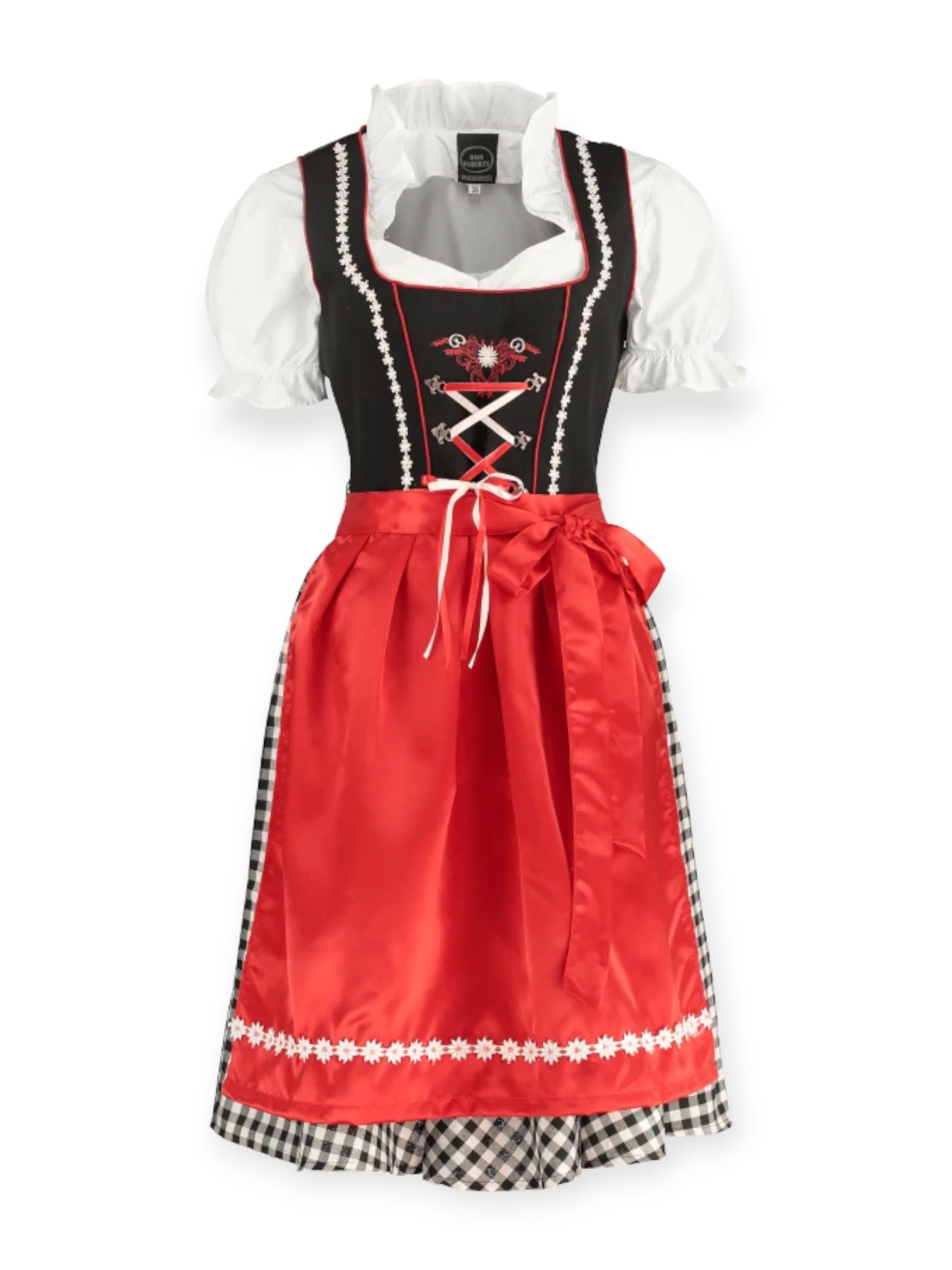 Aito Dirndl -asu Heidi (mekko, paita ja essu)