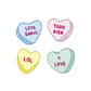 Siirtokuvatatuoinnit Heart Messages (2 arkkia)