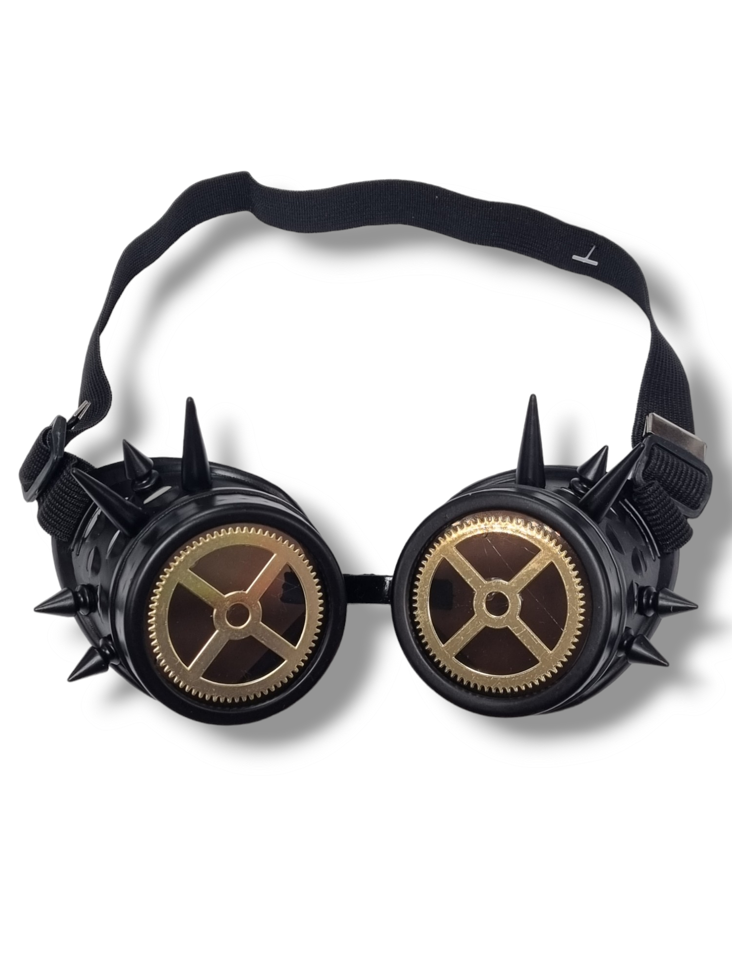Steampunk Gogglesit, matte black & gold