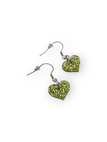 Ruffle Army korvakorut Mini Heart, pixie green