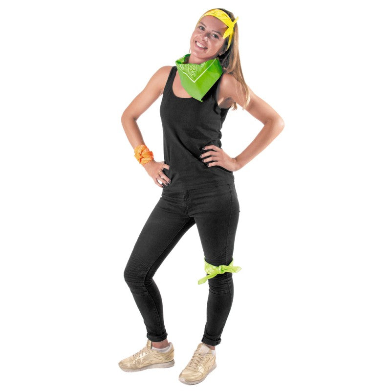 Uv-reaktiivinen bandana, neonvihreä