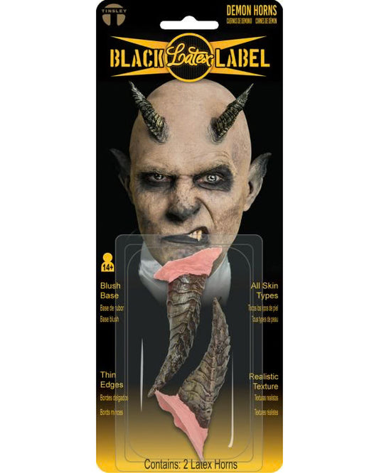 BLACK LABEL Lateksisarvet Demon Horns