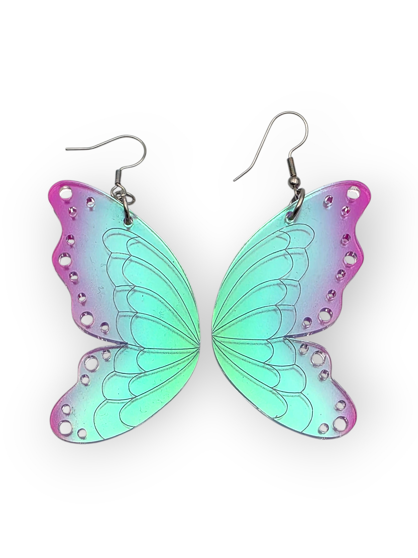 Ruffle Army korvakorut Butterfly Wings, hologram