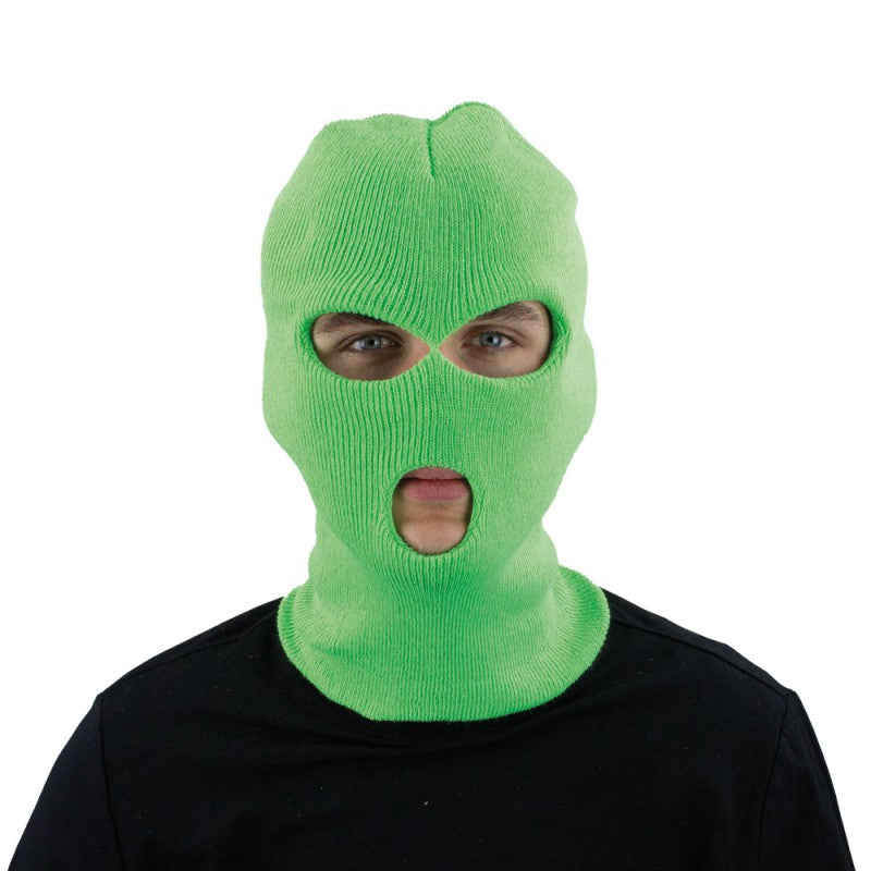 UV-reaktiivinen balaclava, neonvihreä