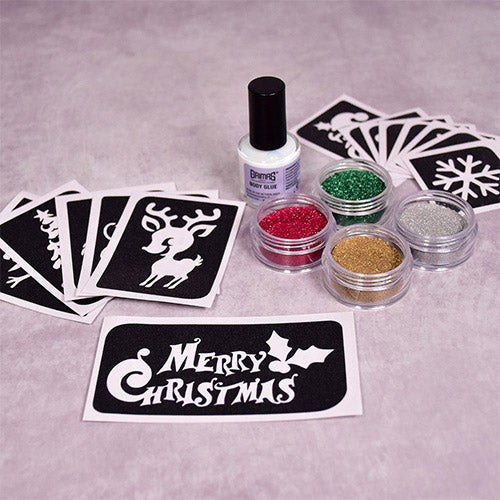 GRIMAS Bioglittertatuointisetti Christmas