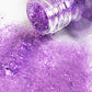 GRIMAS Crystal Flakes (biohajoava glitterhiutale) 760 Metallic Purple