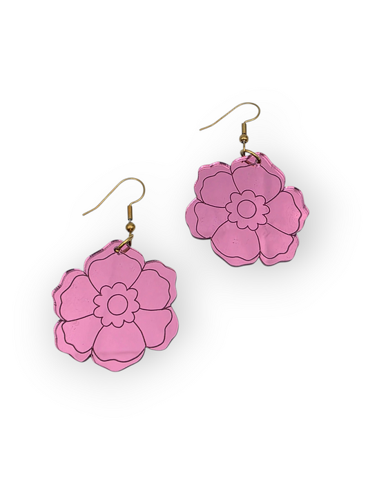 Ruffle Army korvakorut Pretty Flower, pink