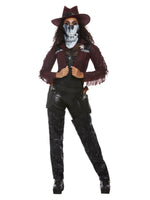 Dark Spirit cowgirl Deluxe (takki, chapsit, asevyö, hattu ja huivi)