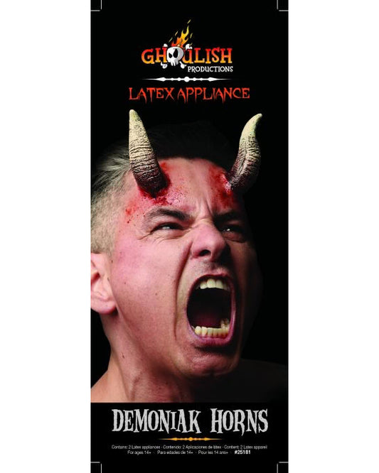 GHOULISH Lateksisarvet Demoniak