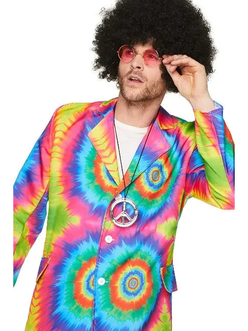 Discohipin takki + housut Tie Dye (UV)