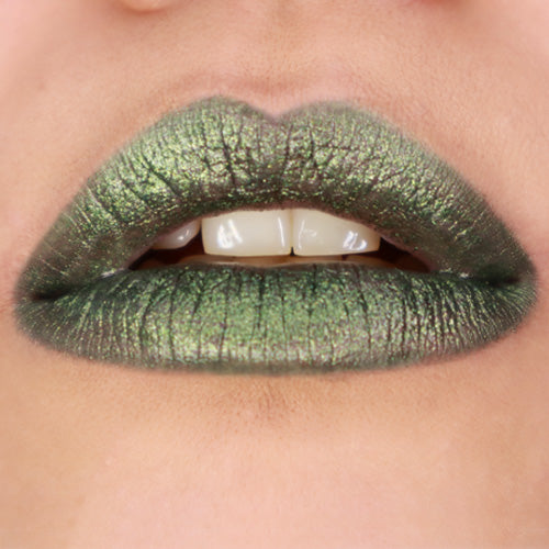 GRIMAS Lipstick (huulipuna) 7-04 Metallic Green