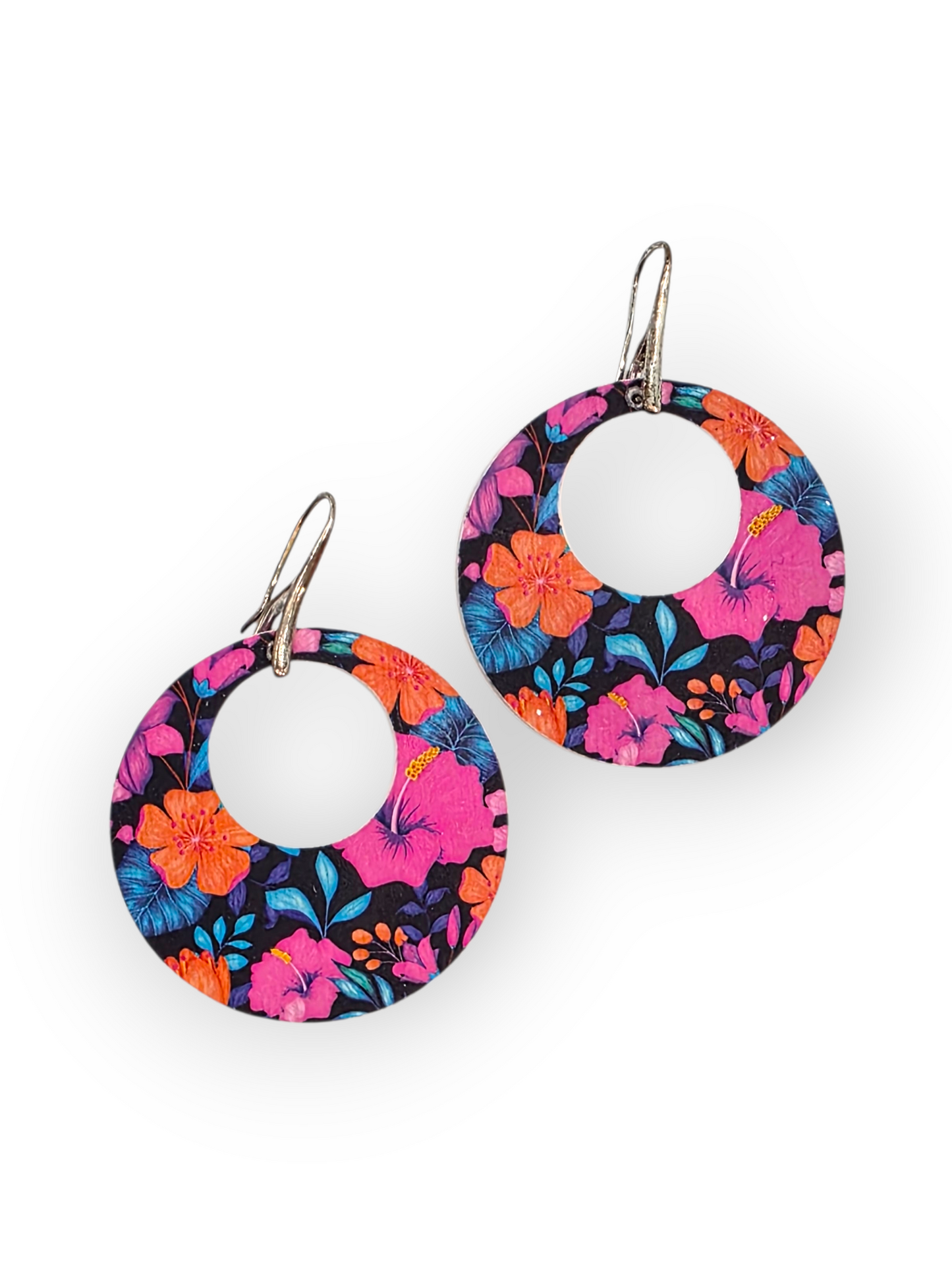 Pipapaper korvakorut Córdoba Hoops, hot pink