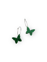 Ruffle Army korvakorut Mini Butterfly, forest green