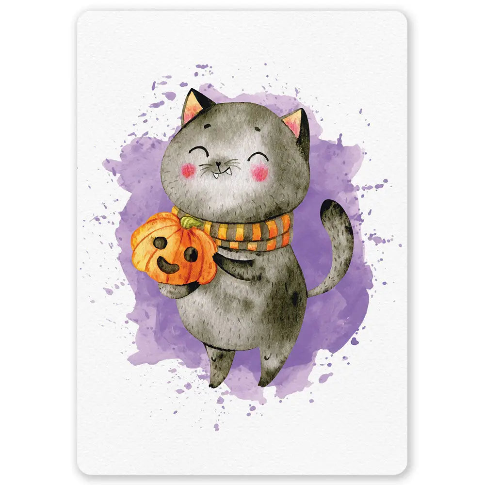 Postikortti Halloween Cat