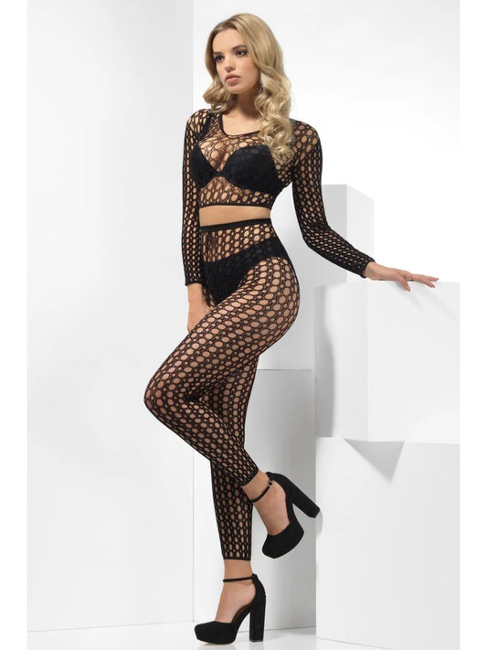 FEVER legginsit ja croptop Fence Net