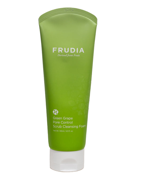 FRUDIA Green Grape Pore Control Scrub Cleansing Foam (puhdistusvaahto epäpuhtaalle iholle)