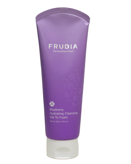 FRUDIA Blueberry Hydrating Cleansing Foam (puhdistusvaahto kuivalle iholle)