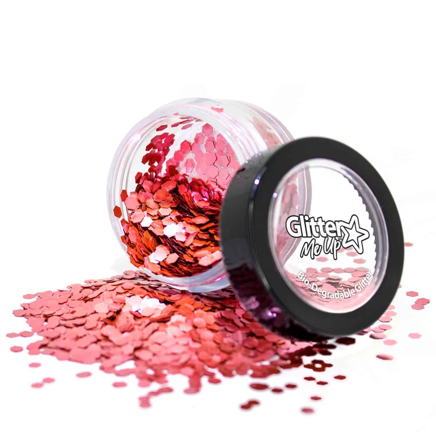 Biohajoava glitterhiutale Chiffon Rose