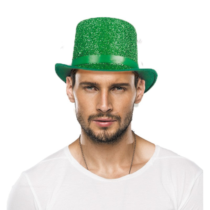 Glitterpintainen silinteri, vihreä