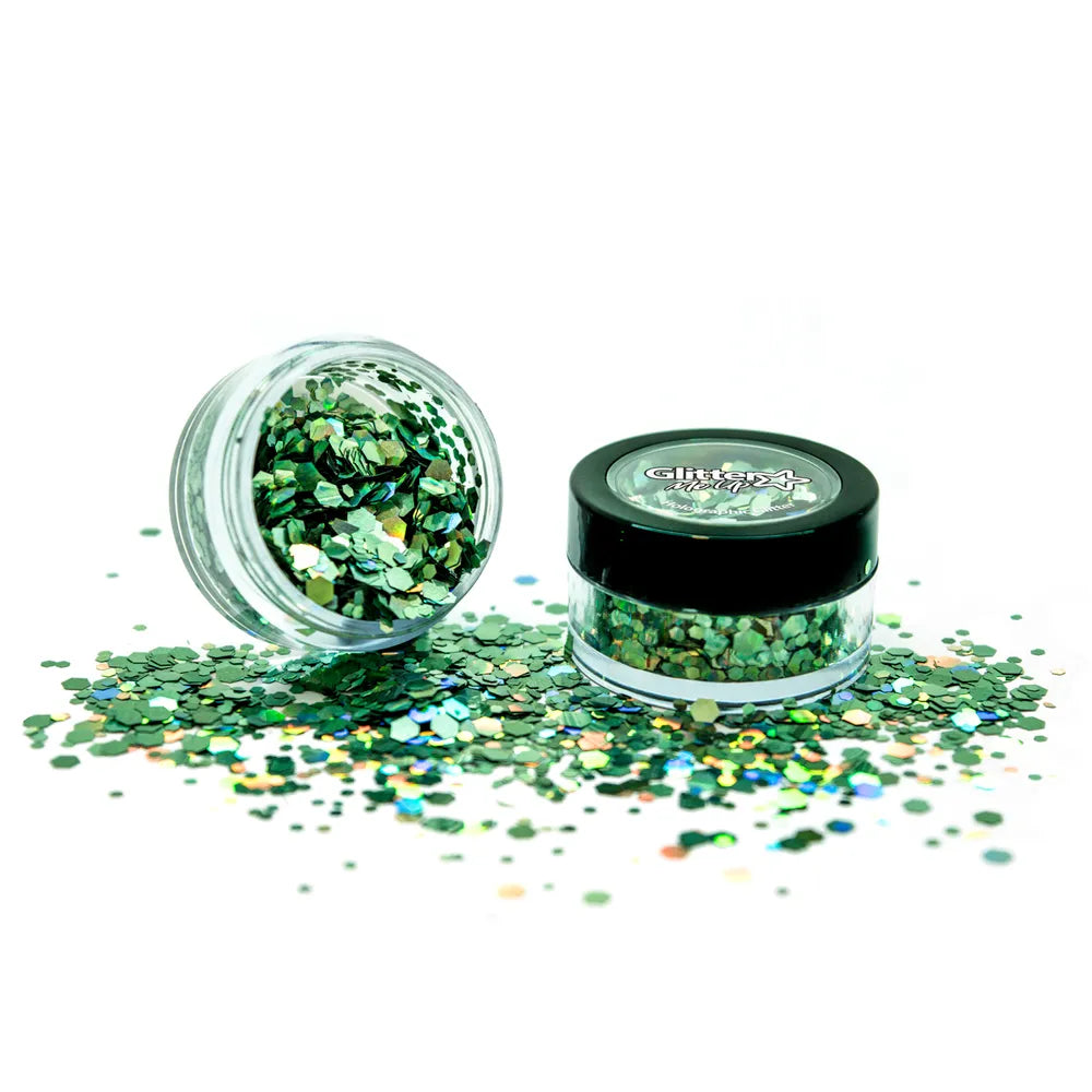 Holografinen irtoglitter Green Envy