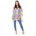 Poncho + päänauha Psychedelic