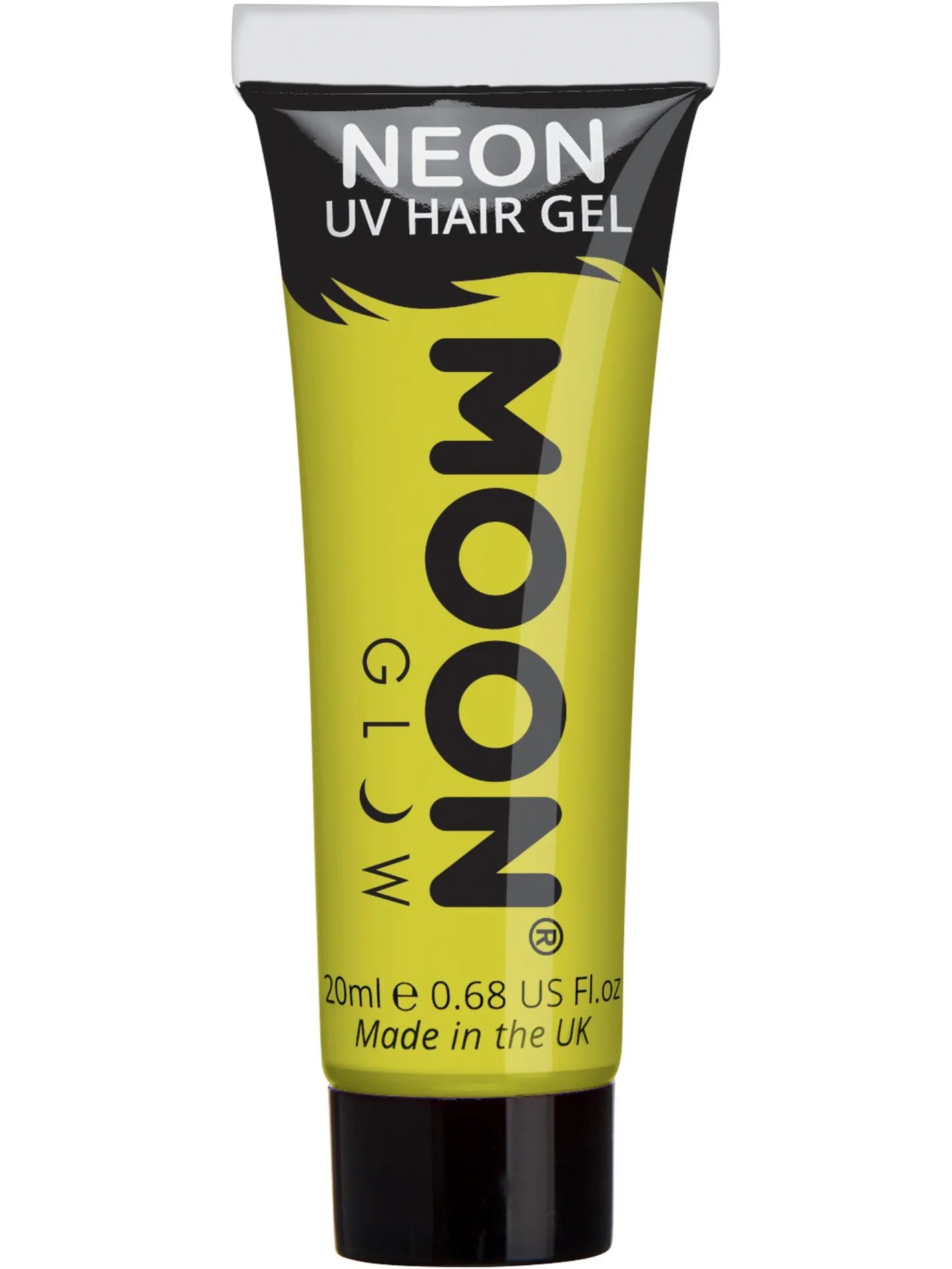 MoonGlow uv-valoissa hohtava hiusgeeli, keltainen (UV)
