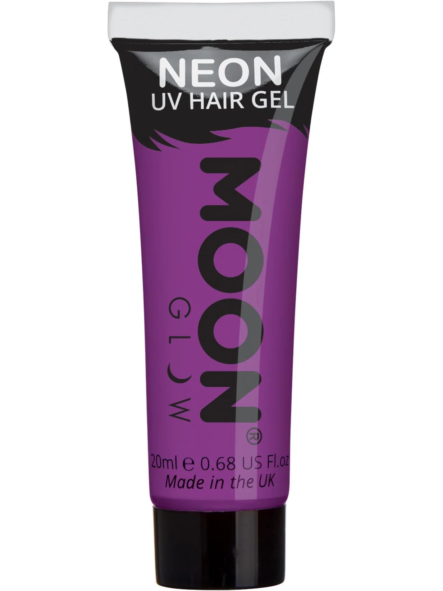 MoonGlow uv-valoissa hohtava hiusgeeli, violetti (UV)