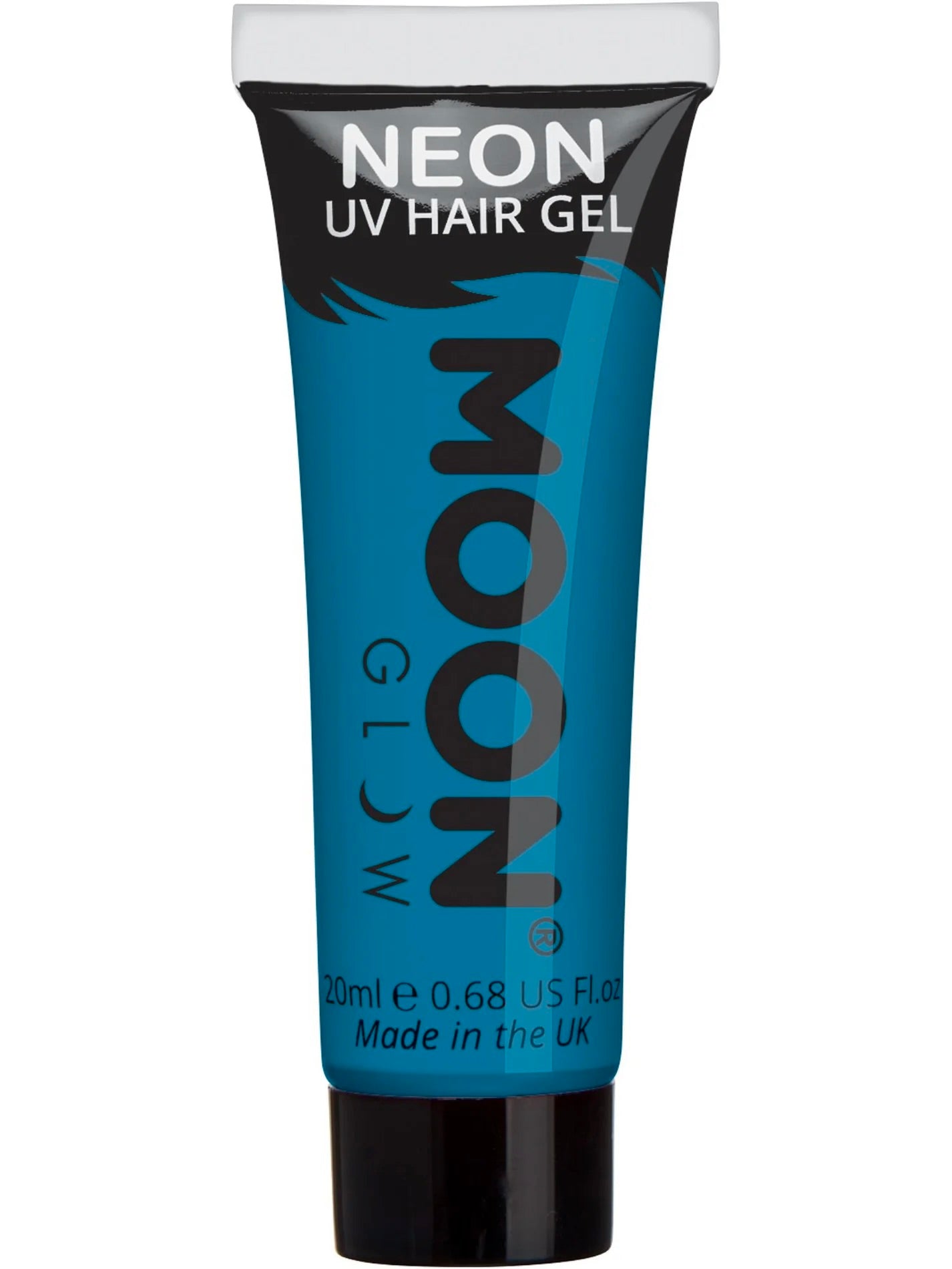 MoonGlow uv-valoissa hohtava hiusgeeli, turkoosi (UV)