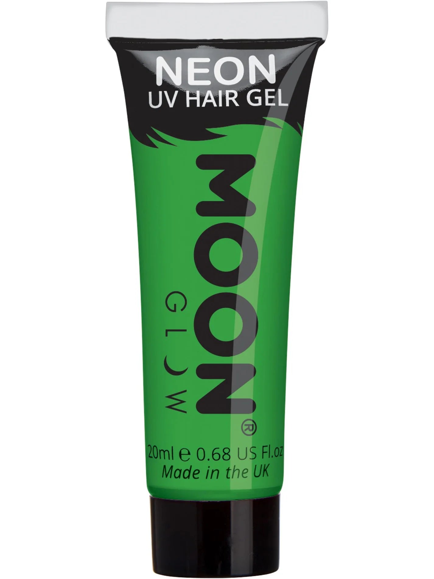 MoonGlow uv-valoissa hohtava hiusgeeli, vihreä (UV)