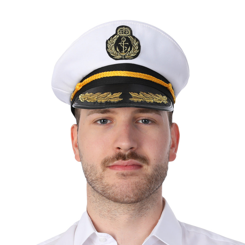 Kapteenin hattu lippakoristein Deluxe
