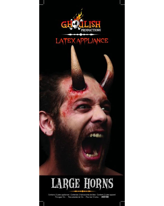 GHOULISH Lateksisarvet Large