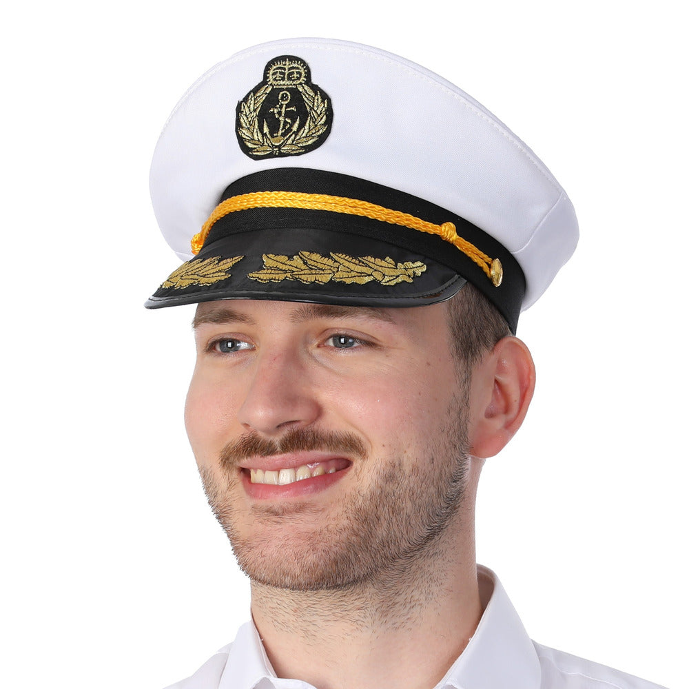 Kapteenin hattu lippakoristein Deluxe