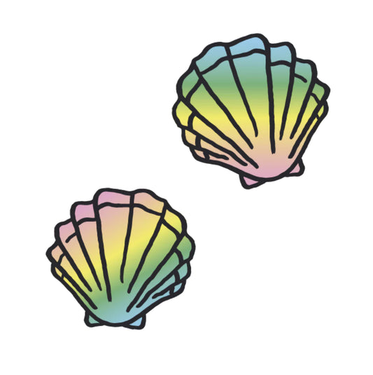 Siirtokuvatatuoinnit Pastel Seashells (2 arkkia)