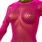 One Size verkkomekko, neonpinkki (XS-M)