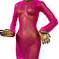 One Size verkkomekko, neonpinkki (XS-M)