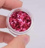 GRIMAS isohileinen bioglitter 050, rubiini
