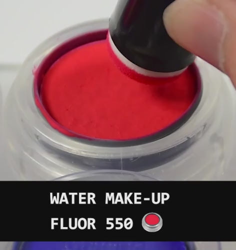 GRIMAS Water Make-up Fluor kasvomaali 550, kirkkaanpunainen UV
