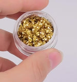 GRIMAS isohileinen bioglitter 073, lämmin kulta