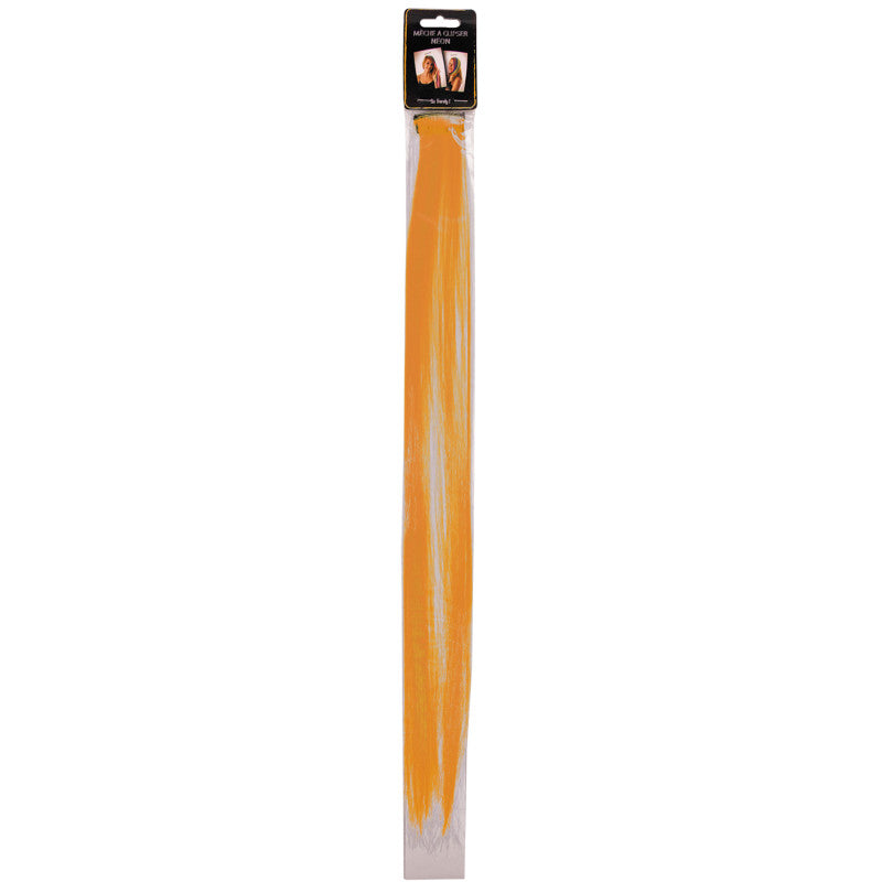 Clip On raita hiuksiin, oranssi (UV)