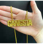 Kullanvärinen riipus timangeilla Gangsta