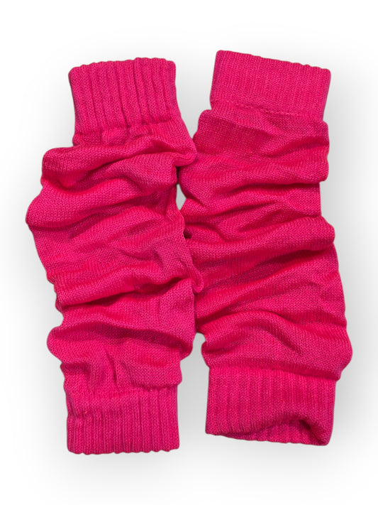 Puuvillaiset säärystimet, UV neonpinkki (55cm)