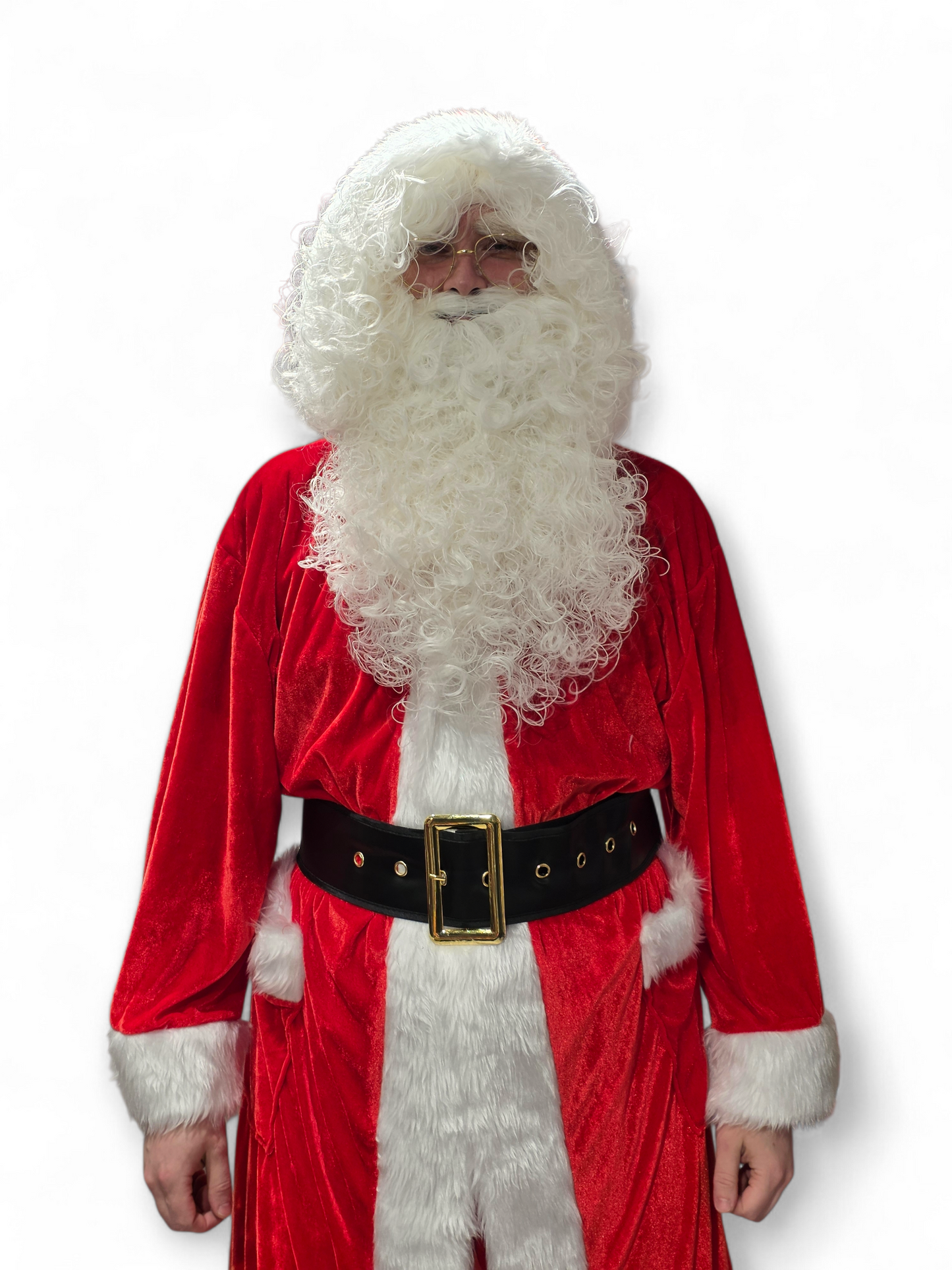 Joulupukin mantteli, joustava kangas