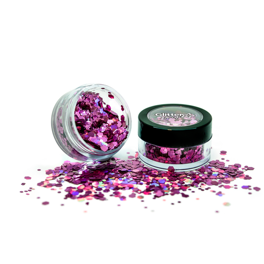 Holografinen irtoglitter Princess Pink