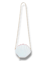 Bilelaukku ketjulla Glitter Seashell